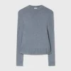 ALPACA CROPPED CREWNECK STORM