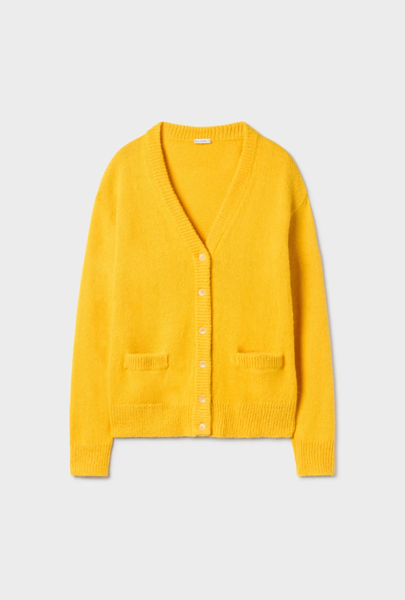 ALPACA SLOUCH CARDIGAN MARIGOLD