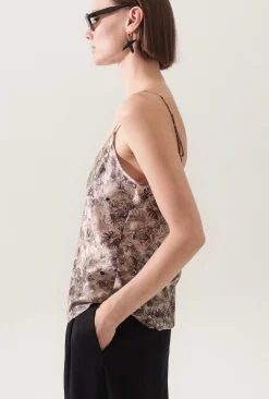 BIAS CUT CAMI ASTER FLORAL