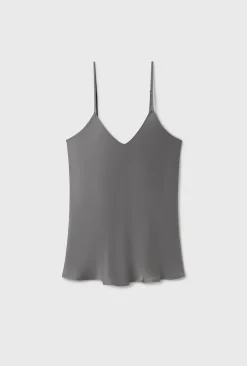 BIAS CUT CAMI GREY PEARL