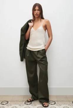 BIAS CUT CAMI HAZELNUT