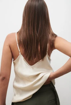 BIAS CUT CAMI HAZELNUT