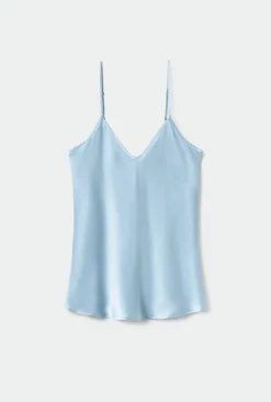 BIAS CUT CAMI SKY