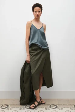 BIAS CUT CAMI SLATE
