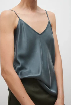 BIAS CUT CAMI SLATE