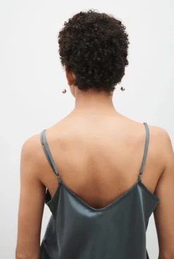 BIAS CUT CAMI SLATE