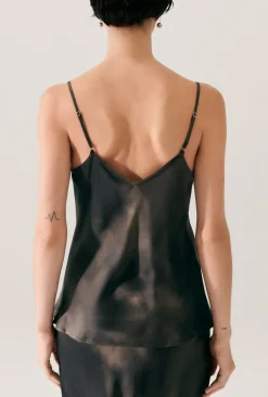 BIAS CUT CAMI SMOKE