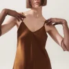 BIAS CUT CAMI VAN DYKE BROWN