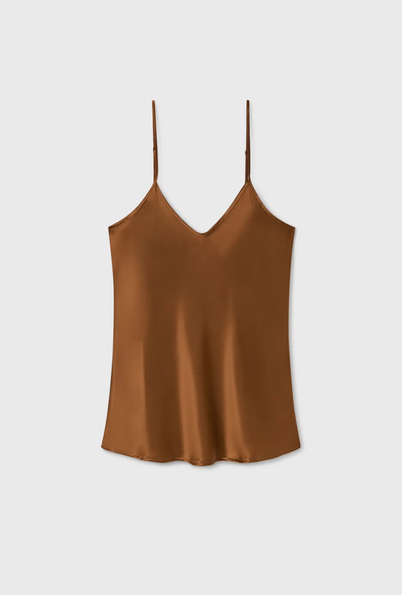 BIAS CUT CAMI VAN DYKE BROWN
