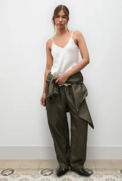 BIAS CUT CAMI WHITE