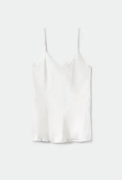 BIAS CUT CAMI WHITE