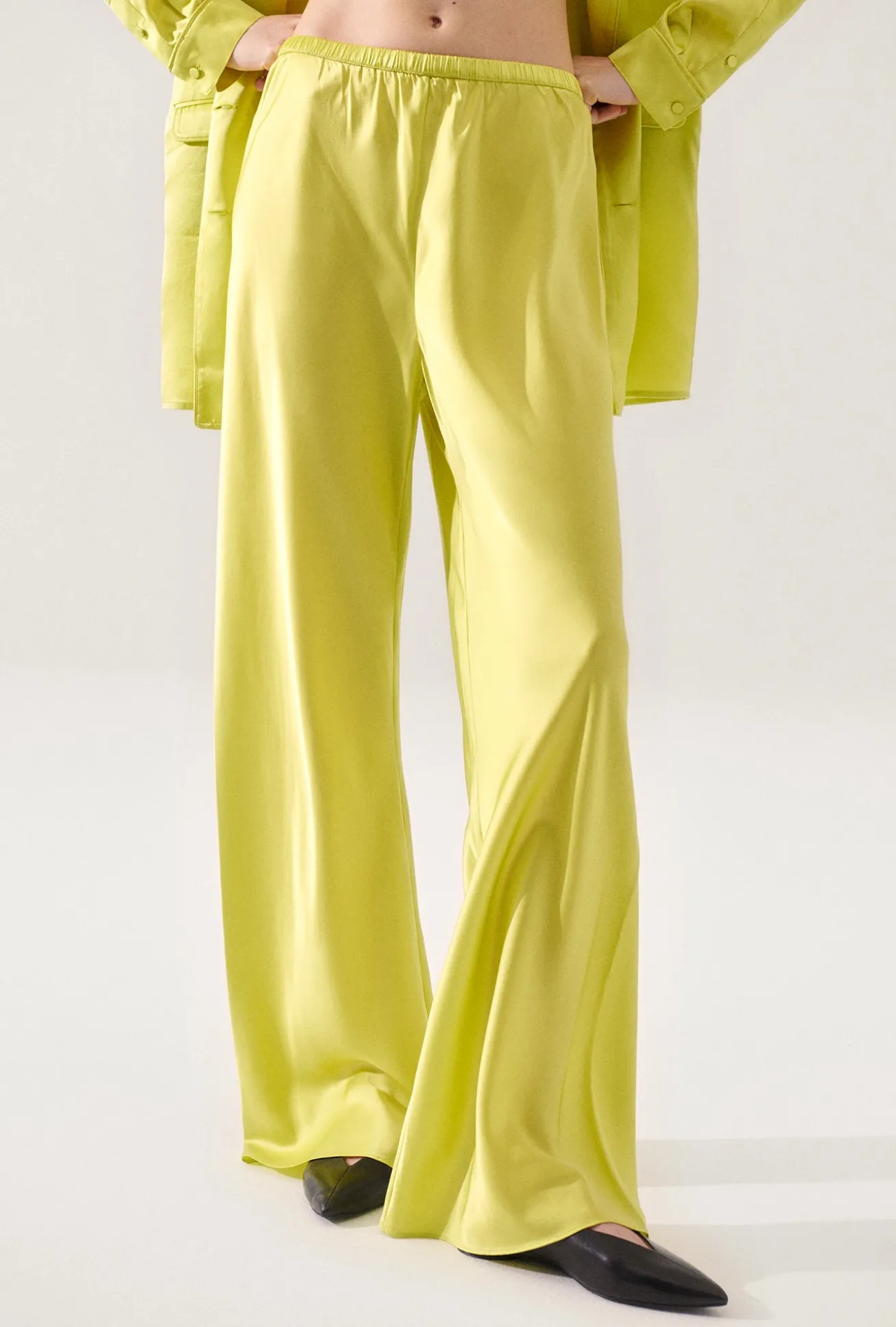 BIAS CUT PANTS ABSINTHE