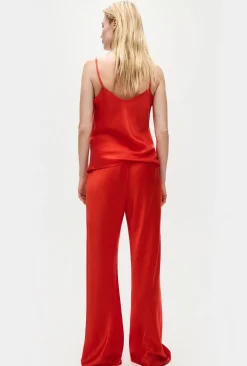 BIAS CUT PANTS GERANIUM