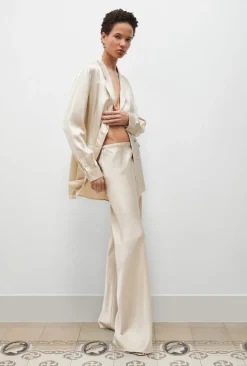 BIAS CUT PANTS HAZELNUT