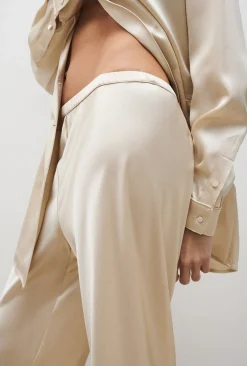 BIAS CUT PANTS HAZELNUT