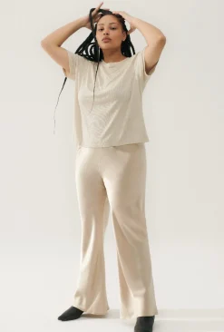 BIAS CUT PANTS HAZELNUT