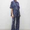 BIAS CUT PANTS HOUNDS PAISLEY