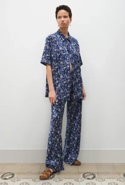 BIAS CUT PANTS HOUNDS PAISLEY