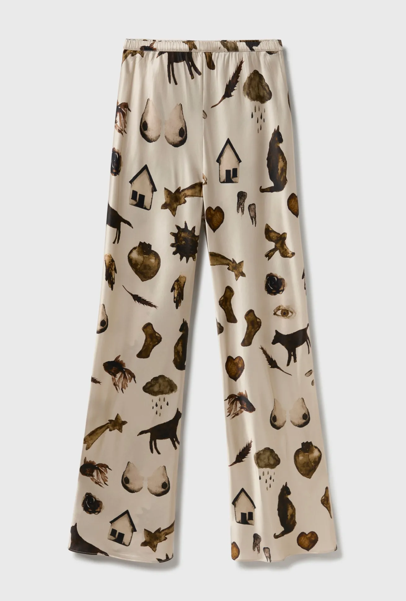 BIAS CUT PANTS MIRACLES HAZELNUT