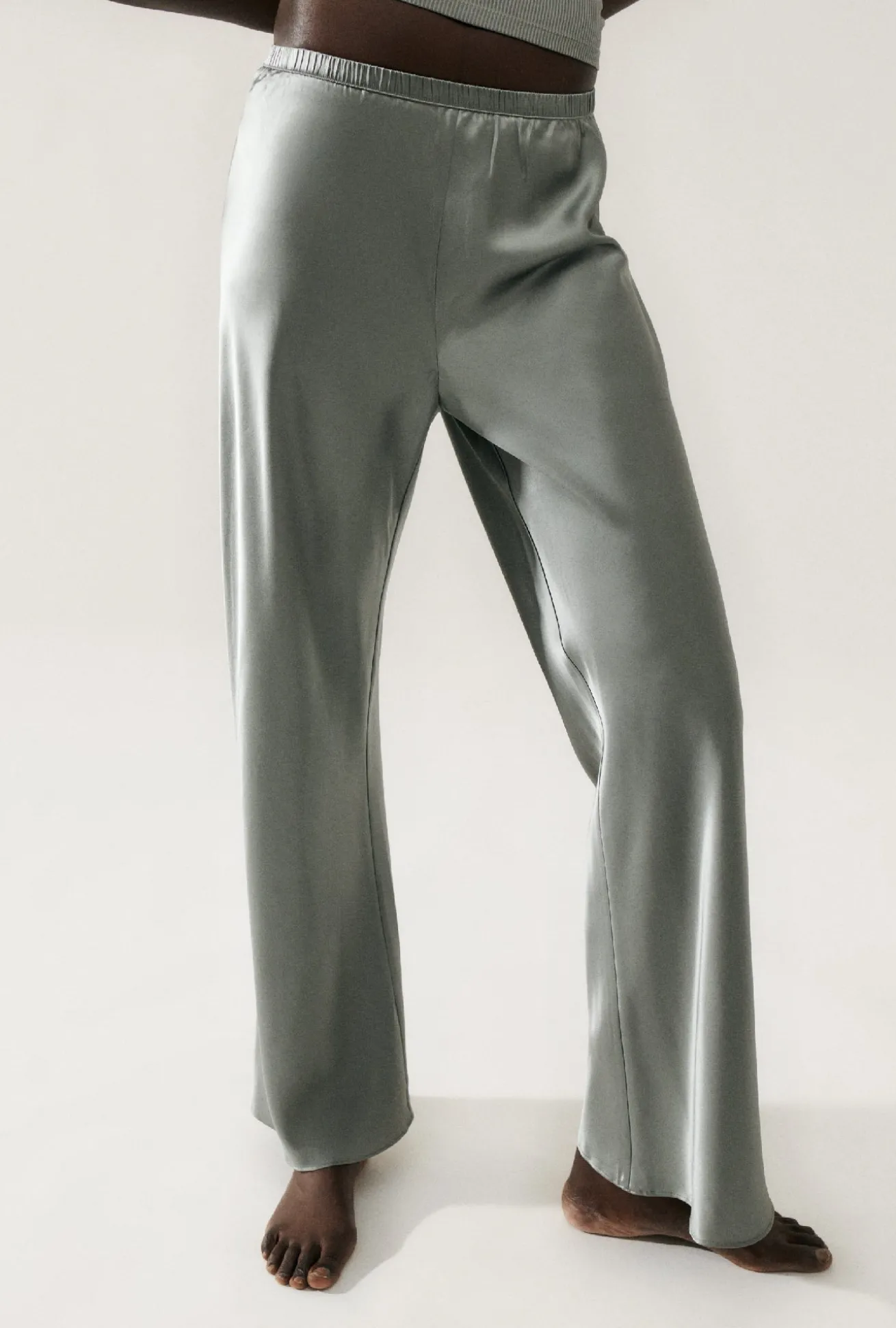 BIAS CUT PANTS MOON