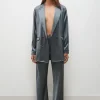 BIAS CUT PANTS SLATE