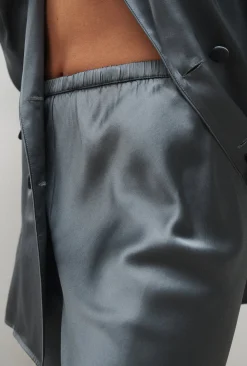 BIAS CUT PANTS SLATE