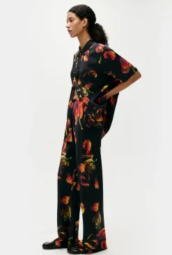 BIAS CUT PANTS TULIPA BLACK