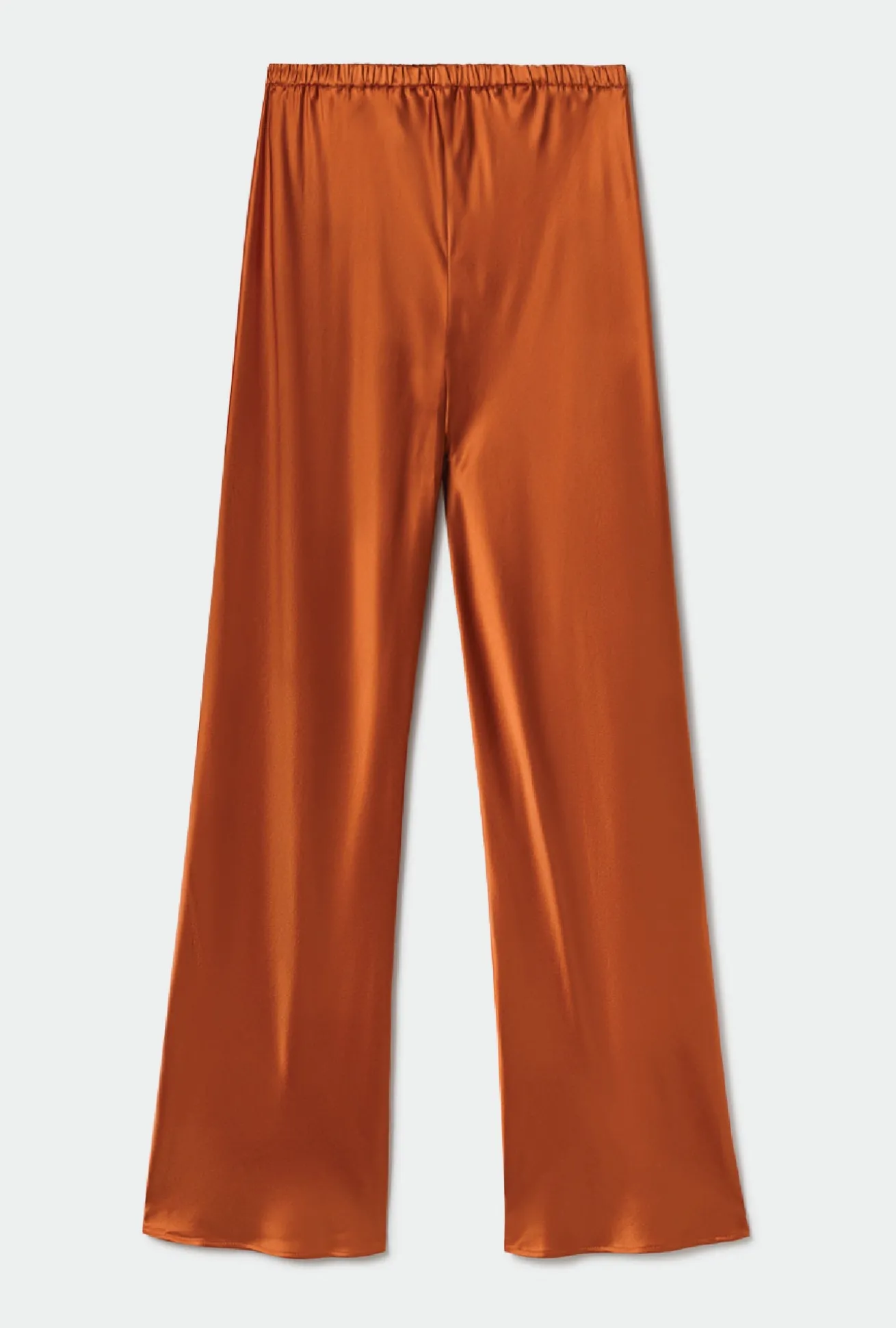 BIAS CUT PANTS UMBER