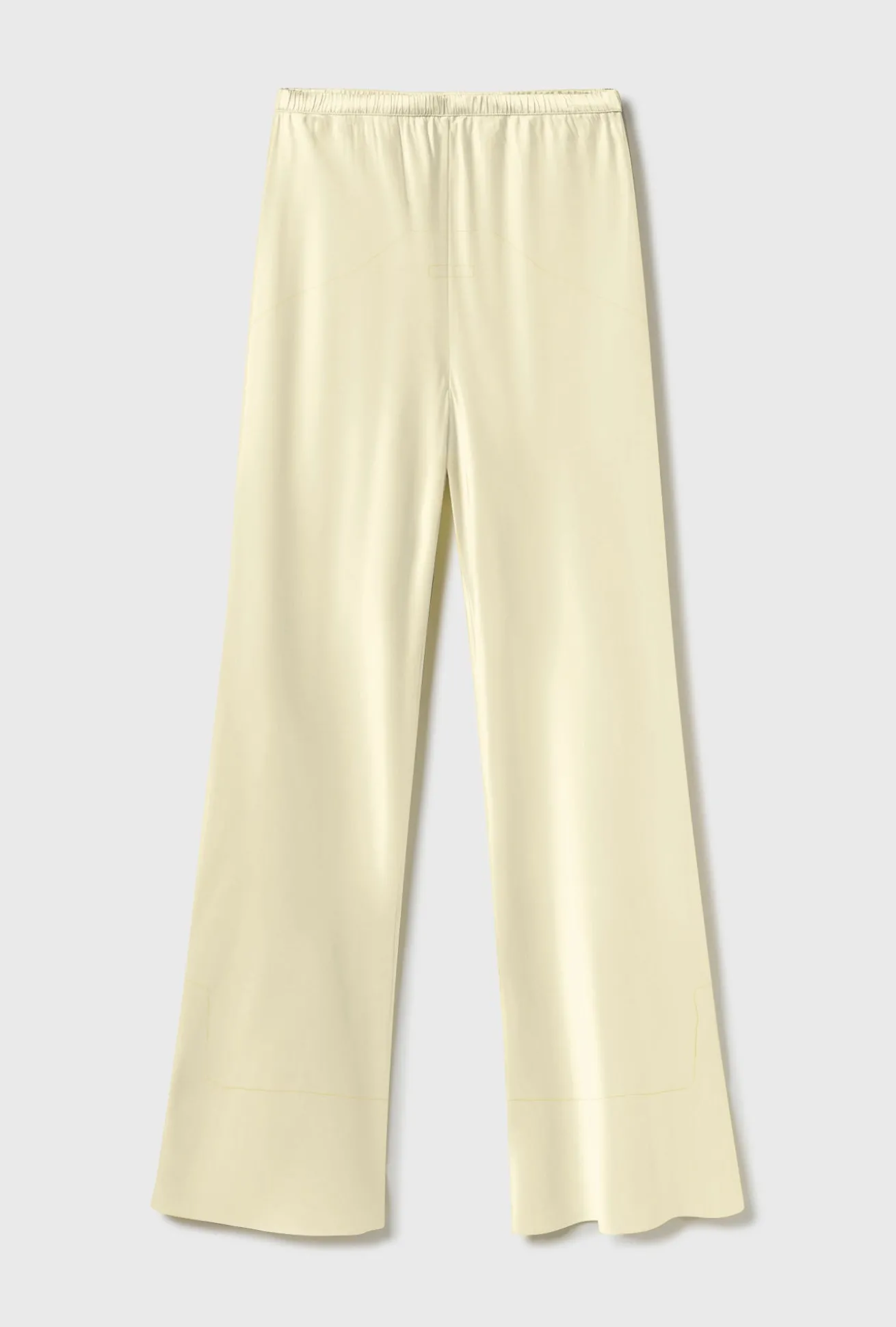 BIAS CUT PANTS VANILLA FLOWER
