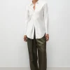 BIAS CUT SHIRT WHITE