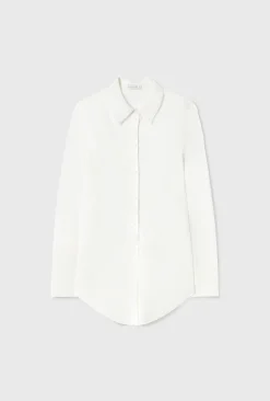 BIAS CUT SHIRT WHITE