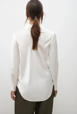 BIAS CUT SHIRT WHITE