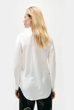 BIAS CUT SHIRT WHITE