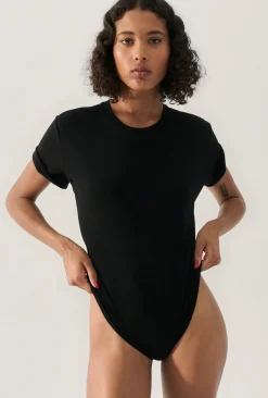 BODYSUIT TEE BLACK