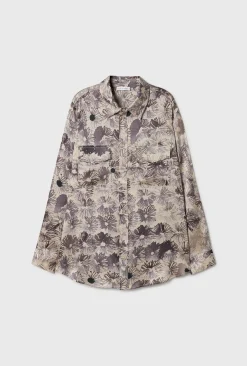 BOYFRIEND SHIRT ASTER FLORAL