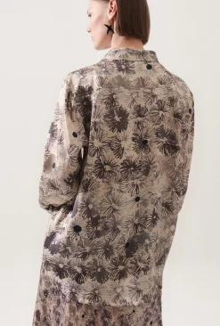 BOYFRIEND SHIRT ASTER FLORAL