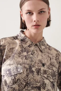 BOYFRIEND SHIRT ASTER FLORAL