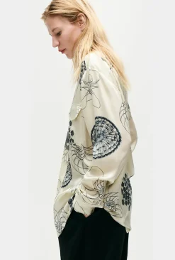 BOYFRIEND SHIRT FIBONACCI OFF-WHITE