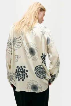 BOYFRIEND SHIRT FIBONACCI OFF-WHITE