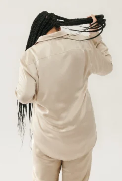 BOYFRIEND SHIRT HAZELNUT
