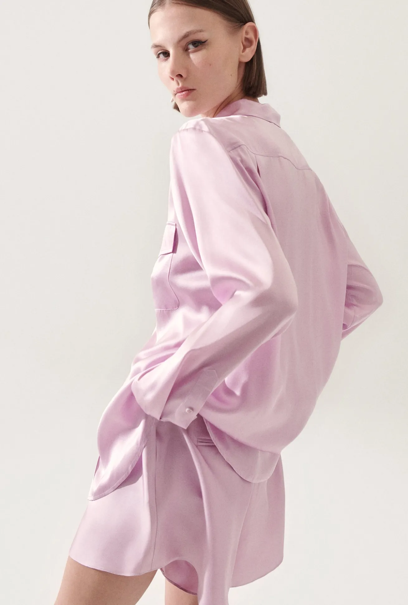 BOYFRIEND SHIRT LILAC