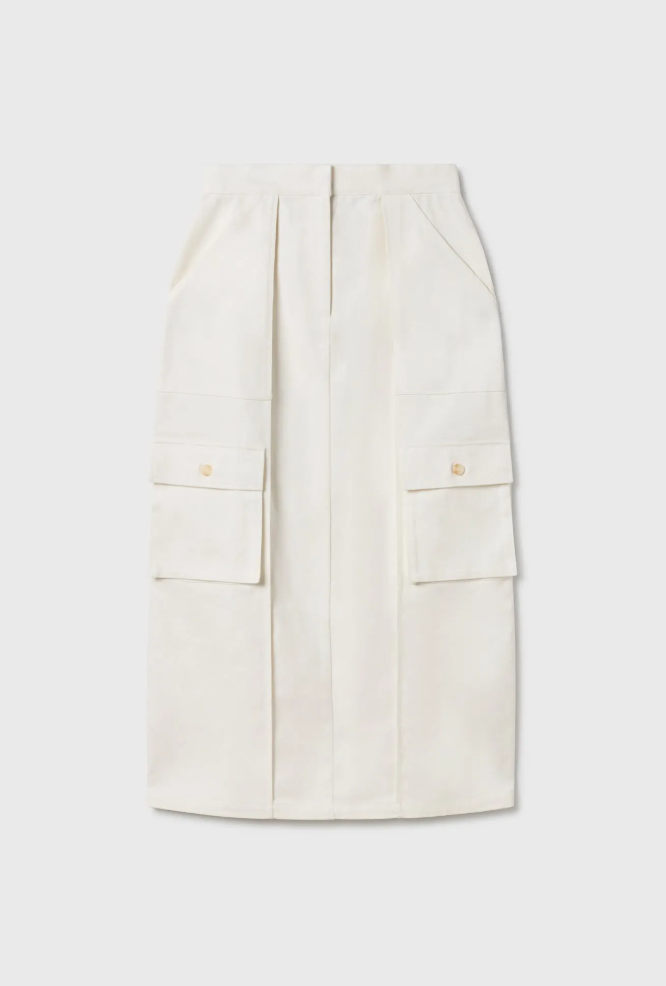 CANVAS CARGO SKIRT NATURAL