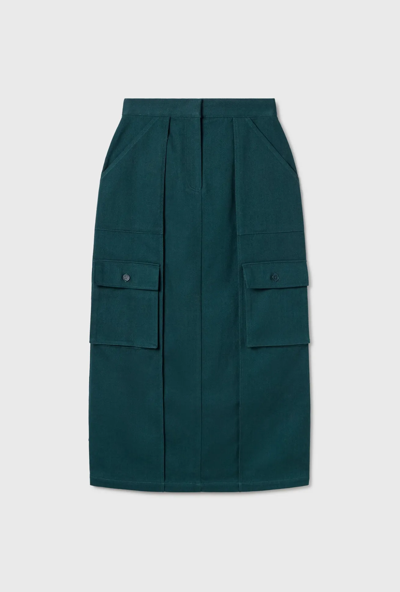 CANVAS CARGO SKIRT TEAL