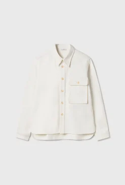 CANVAS OVERSHIRT MILK