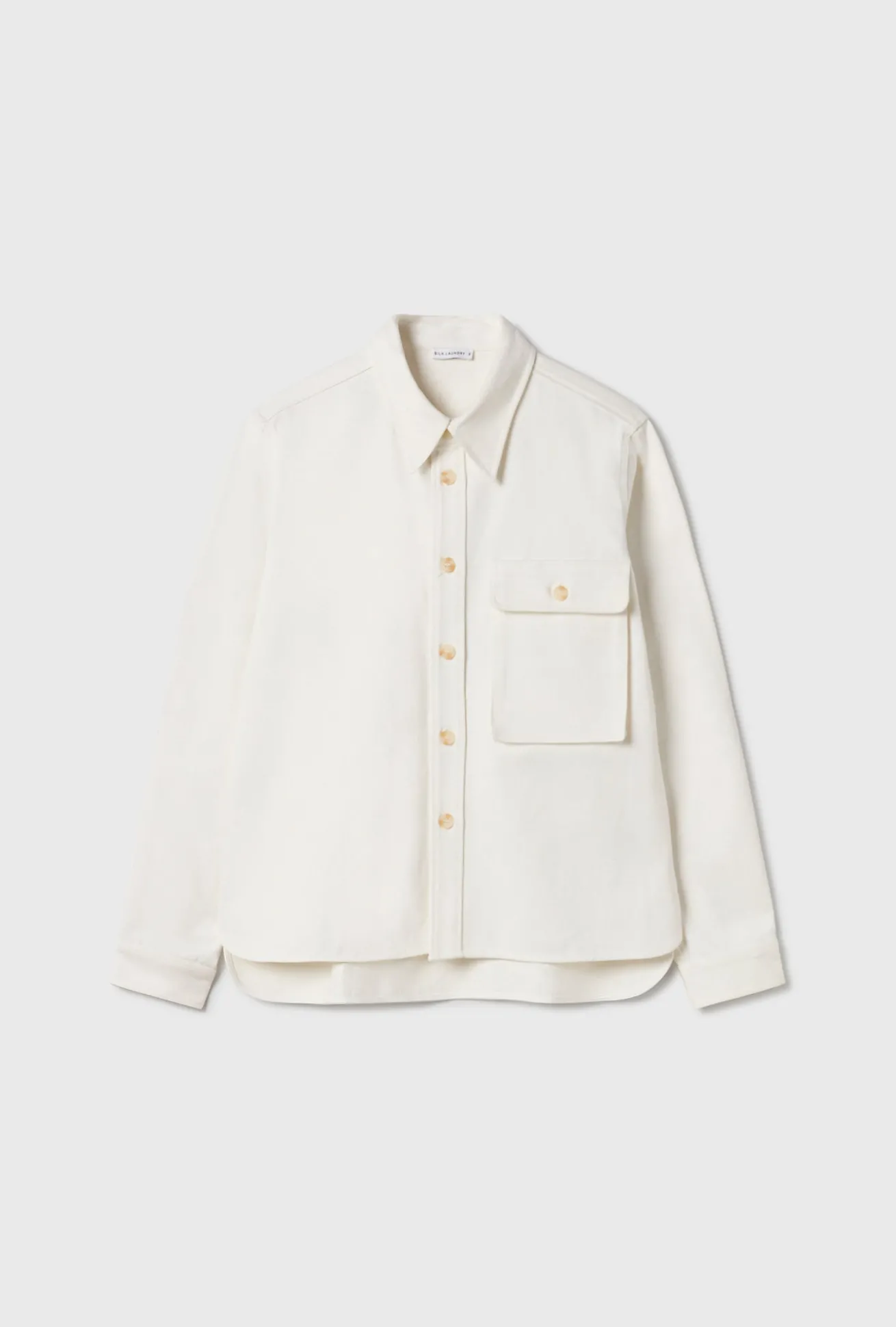 CANVAS OVERSHIRT MILK