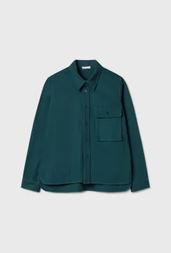 CANVAS OVERSHIRT TEAL