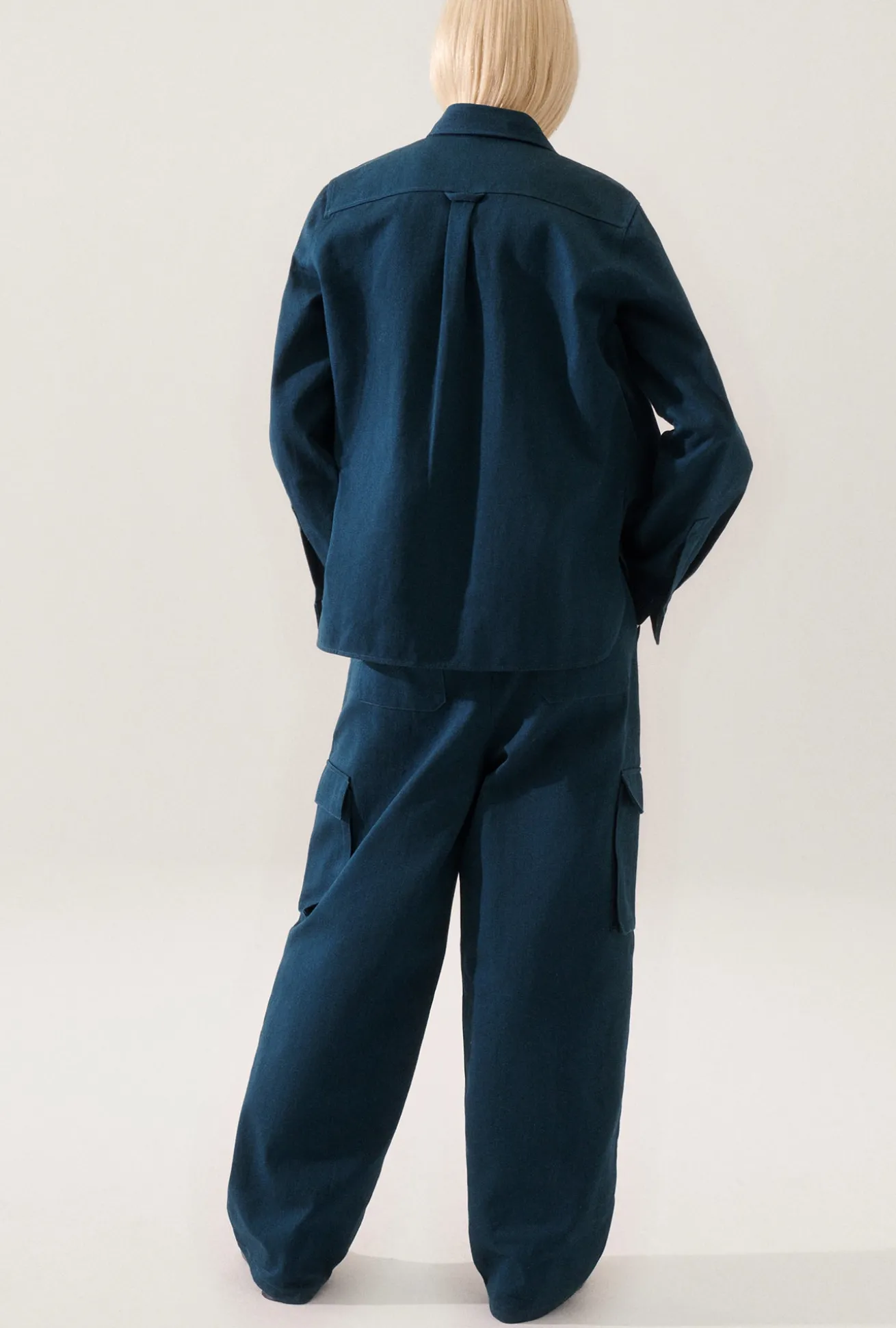 CANVAS OVERSHIRT TEAL