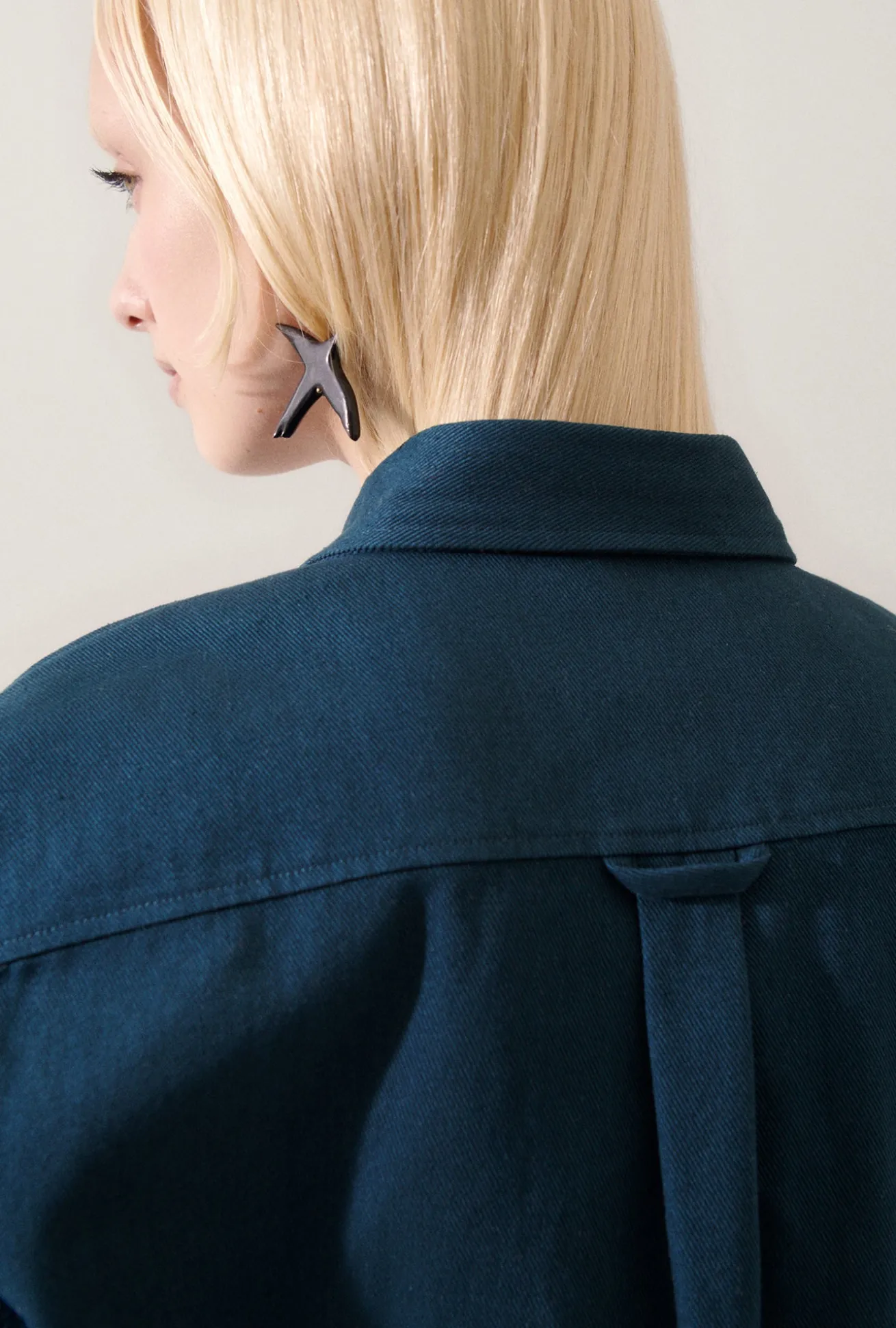 CANVAS OVERSHIRT TEAL