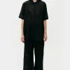 CLIP SILK BIAS CUT PANTS TULIPA BLACK