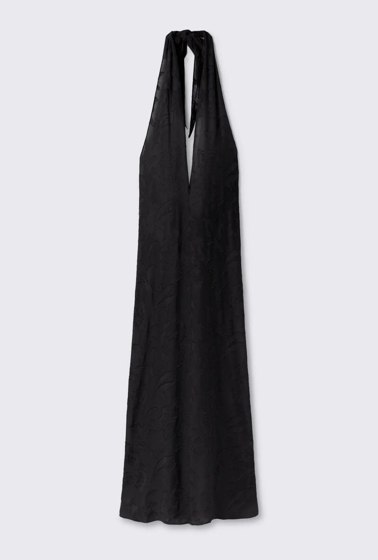 CLIP SILK WRAP SKIRT TULIPA BLACK